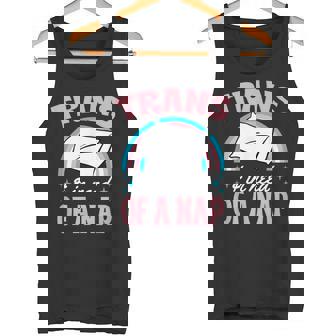 Trans And In Need Of A Nap Transgender Pride Quote Humor Tank Top - Monsterry