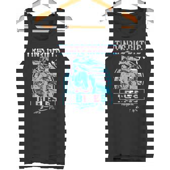 Trans Rights Transgender Pride Or I Bites T-Rex Tank Top - Monsterry