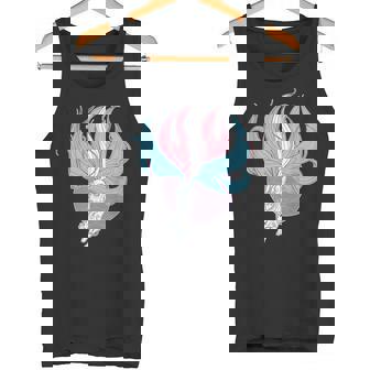 Transgender Kitsune Trans Pride Flag Gay Anime Furry Fox Tank Top - Monsterry