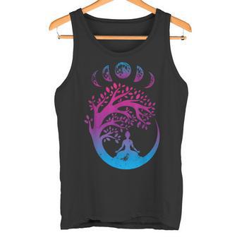 Tree Of Life Spiritual Moon Phases Yoga Tank Top - Geschenkecke