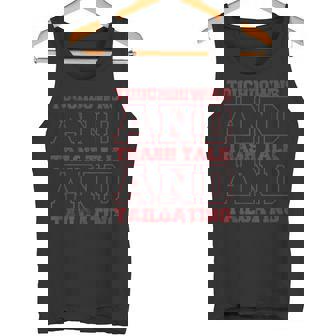 Trendy Football Touchdowns And Trash Talk Tank Top - Monsterry