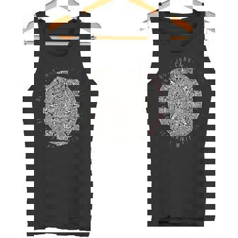 Our Truth Is Carved In Stone Mexican Aztec Mexica Calendar Tank Top - Monsterry
