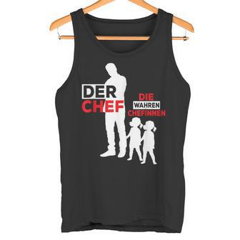 Twin Papa Der Chef Gemini Papa Tank Top - Geschenkecke