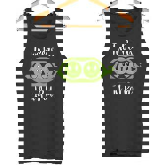 TWO PEAS IN A POD Cute Brother Sister Twins Couples Matching Tank Top - Monsterry