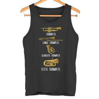 Types Of Trumpets Trumpet Surprise Instrument Tank Top - Geschenkecke