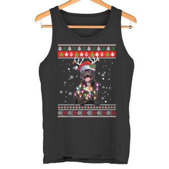 Ugly Christmas Jumper French Bulldog Dog Puppy Christmas Pajamas Tank Top - Geschenkecke