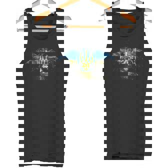 Ukraine Flag On Eagle With Trident Ukraine Glory S Tank Top - Geschenkecke