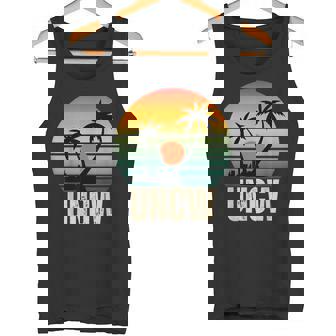 UNCW Vintage Sunset University Alumni Tank Top - Monsterry