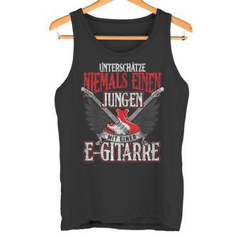 Underestimate A Boy With An Electric Guitar Tank Top - Geschenkecke