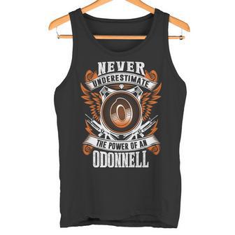 Never Underestimate The Power Of Odonnell Odonnell Name Tank Top - Thegiftio UK