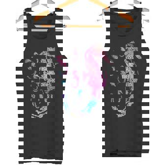 Underwater Aquarium Ocean Animal Sea Fish Colorful Seahorse Tank Top - Monsterry
