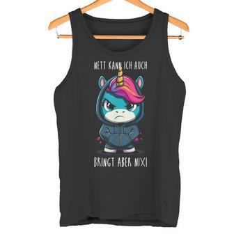 With Unicorn Saying Tank Top - Geschenkecke