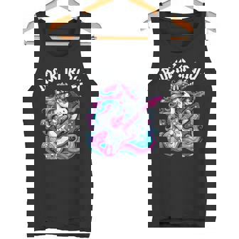 Unicornio Rock'n Roll Unicornio Rockstar Banda Punk Goth Para Niñas Camiseta sin mangas - Regaloses