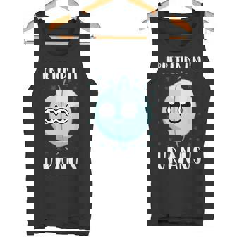 Uranus Planet Ring Solar System Gas Atmosphere Space Tank Top - Monsterry