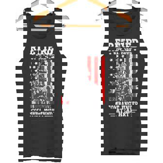 US Army Combat Engineer Quote For a Retired Combat Engineer Tank Top - Monsterry