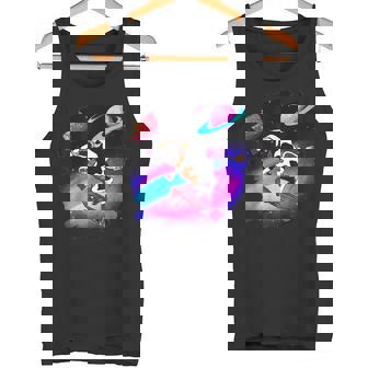 Vaca Skateboarding En El Espacio Exterior Retrointage Skateraca Camiseta sin mangas - Regaloses