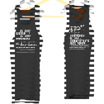 Vaccines Work Thanks Science Epidemiology Student Professor Tank Top - Monsterry