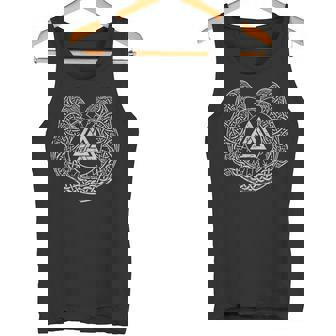 Valknutalknut Runas De Cuervos Dealhalla Camiseta sin mangas - Regaloses