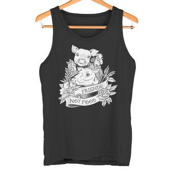 Vegan Friends Not Food Pig eganismegetable Food Tank Top - Geschenkecke