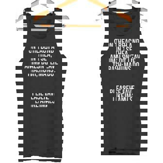 Vegan Vegetarian Animals Don't Leave Trash Tank Top - Monsterry