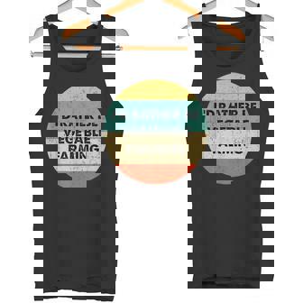 Vegetable Farmer Shirt I'd Rather Be Vegetable Farming Tank Top - Monsterry