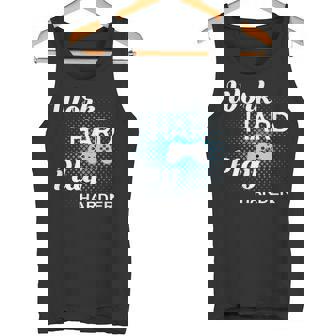 Video Gamer Shirt Work Hard Play Harder T-Shirt Idea Tank Top - Monsterry