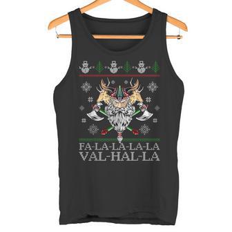 Viking Santaiking Christmas Jumper Falalalaalhalla S Tank Top - Geschenkecke