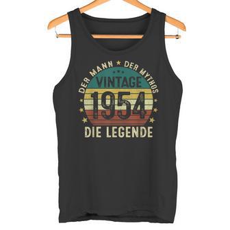 Vintage 1954 The Man Mythos The Legendary Since 1954 Tank Top - Geschenkecke