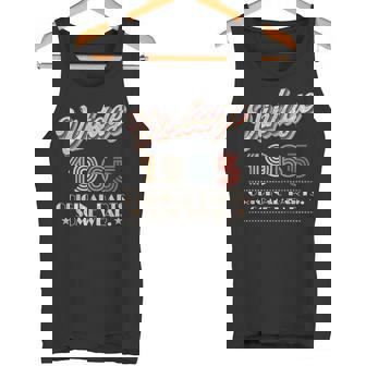 Vintage 1965 Original Parts Year Of Birth Birthday Tank Top - Monsterry