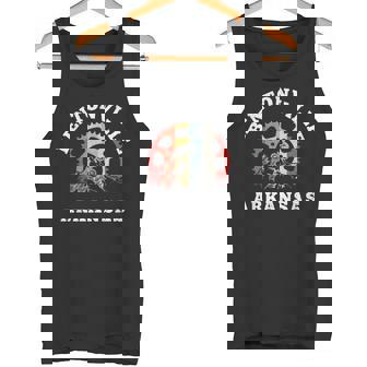 Vintage Bentonville Arkansas Mountain Biking Chain Rings Tank Top - Monsterry