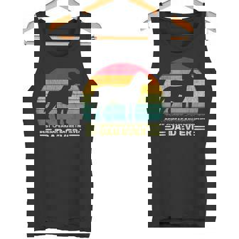 Vintage Best Chesapeake Bay Retriever Dad Ever Father's Day Tank Top - Monsterry