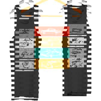 Vintage Cars 80s & 90s Graphic Retro Tank Top - Monsterry