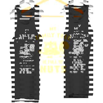 Vintage My Family Tree Is Full Of Nuts Nature Squirrel Lover Tank Top - Monsterry