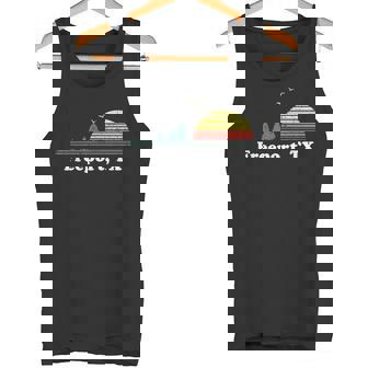 Vintage Freeport Texas Home Souvenir Print Tank Top - Monsterry