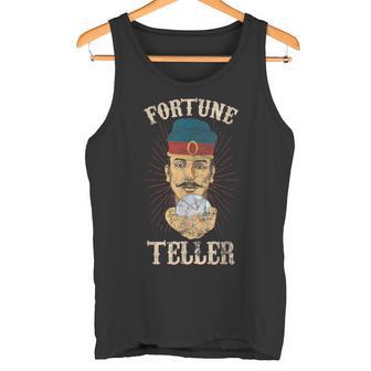 Vintage Gypsy Fortune Teller Psychic Shirt Fortune Teller Tank Top - Monsterry