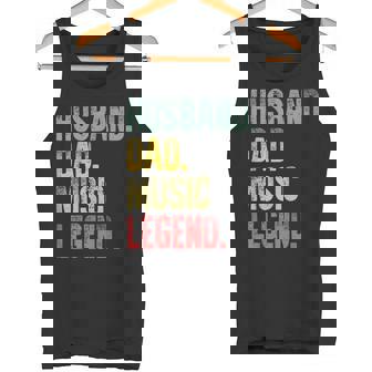 Vintage Husband Dad Music Legend Retro T-Shirt Tank Top - Monsterry