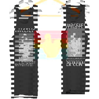 Vintage Introverted But Willing To Discuss Silkie Chicken Tank Top - Monsterry