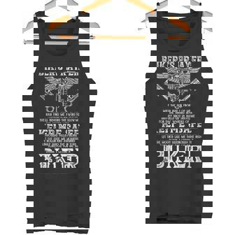 Vintage Motorcycle Biker Biker's Prayer Biking Motorcycling Tank Top - Monsterry