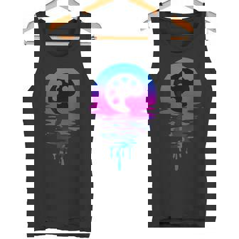 Vintage Retro Sunset Paint Palette Tank Top - Monsterry