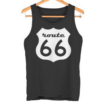 Vintage Retro Us American Highway Sign Interstate Road Tank Top - Geschenkecke