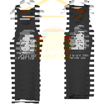 Vintage I Do What I Want Cat Lovers Camiseta sin mangas - Regaloses