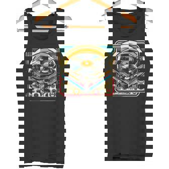 Vinyl Collecting Record Player Audiophile Vintage 80s 70s Tank Top - Monsterry