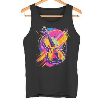 Violin Cartooniolin Loversiolin School Tank Top - Geschenkecke