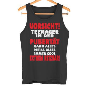 Vorsicht Nager In Der Puberty Nie Slogan Tank Top - Geschenkecke