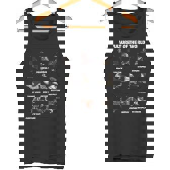 Vultures Of The World Educational Animal Bird Wildlife Tank Top - Monsterry