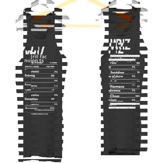 W Rizz Nutrition Facts Meme Rizzler Internet Memes Gen Z Men Tank Top - Monsterry