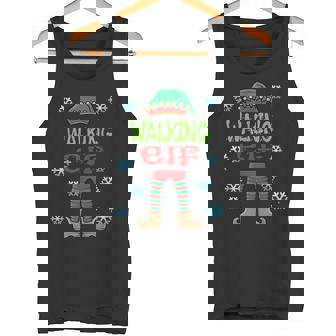 Walkers Lazy Christmas Costume Walking Elf Tank Top - Monsterry