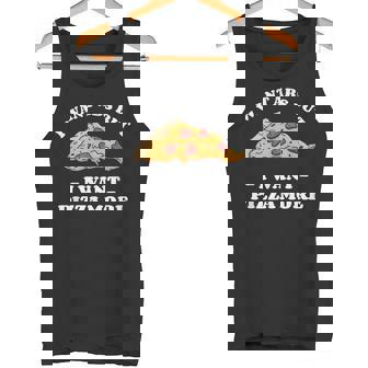 I Want Abs But I Want Abs But I Want Pizza More Tank Top - Monsterry