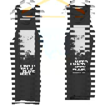 I Want To Believe In Santa With Reindeer T Shirt Tank Top - Monsterry