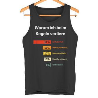 Warum Ich Beim Kegelnerloere Kegelnerlo Tank Top - Geschenkecke